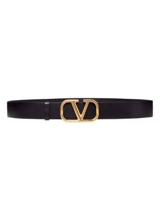 발렌티노 브이로고 시그니쳐 카프스킨 벨트 40mm 블랙 Valentino Vlogo Signature Calfskin Belt 40mm Black