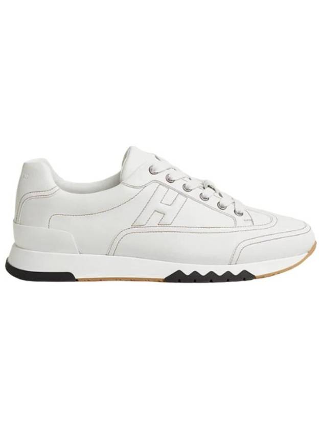 에르메스 트레일 스니커즈 카프스킨   블랑 H191395ZH94