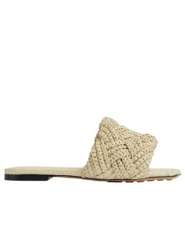 W 보테가 베네타 리도 플랫 샌들 화이트 W Bottega Veneta Lido Flat Sandal White