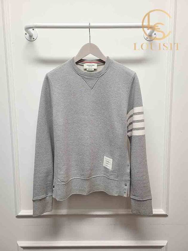 톰브라운 그레이 사선완장 클래식 맨투맨 1