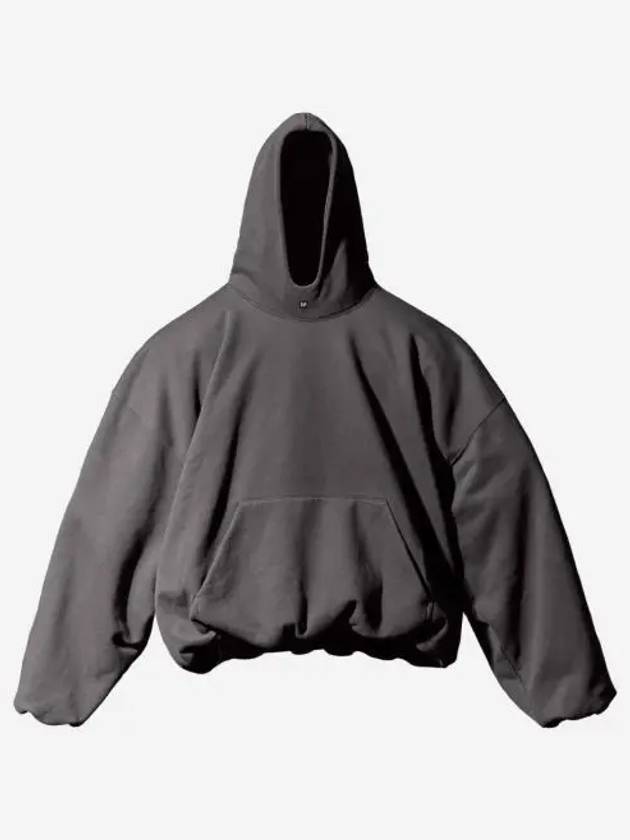 이지 갭 엔지니어드 바이 발렌시아가 로고 후드 다크 그레이 Yeezy Gap Engineered By Balenciaga Logo Hoodie Dark Grey