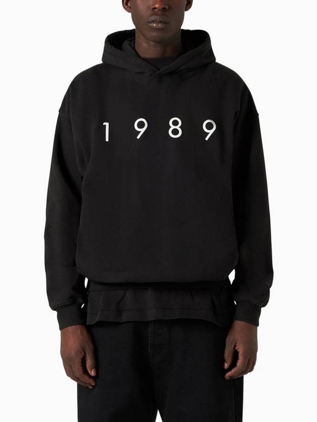 1989 STUDIO 1989 Logo black cotton hoodie