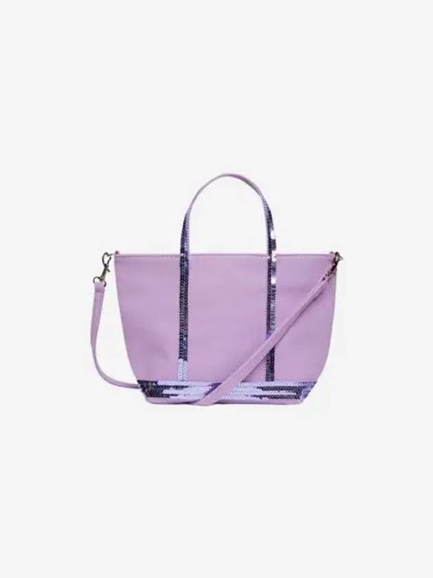 바네사 브루노 캔버스 XS 카바스 토트 크로커스 Vanessa Bruno Canvas XS Cabas Tote Crocus