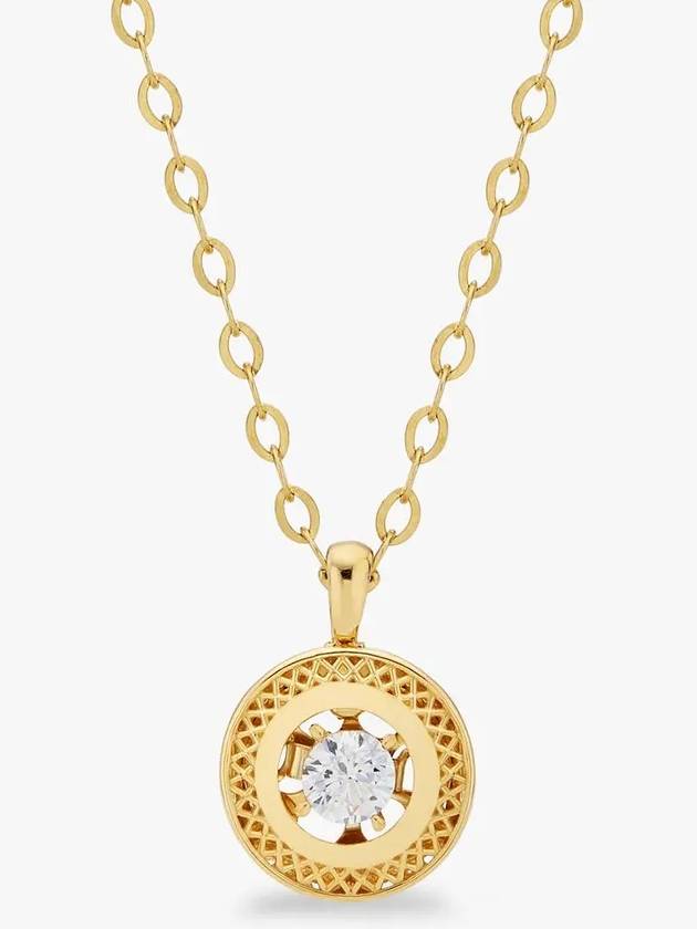 주문후제작 14K 무빙 네팅 라운드 목걸이