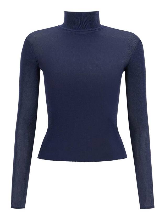 SELF PORTRAIT lurex knit dolce RS25 126T BL BLUE