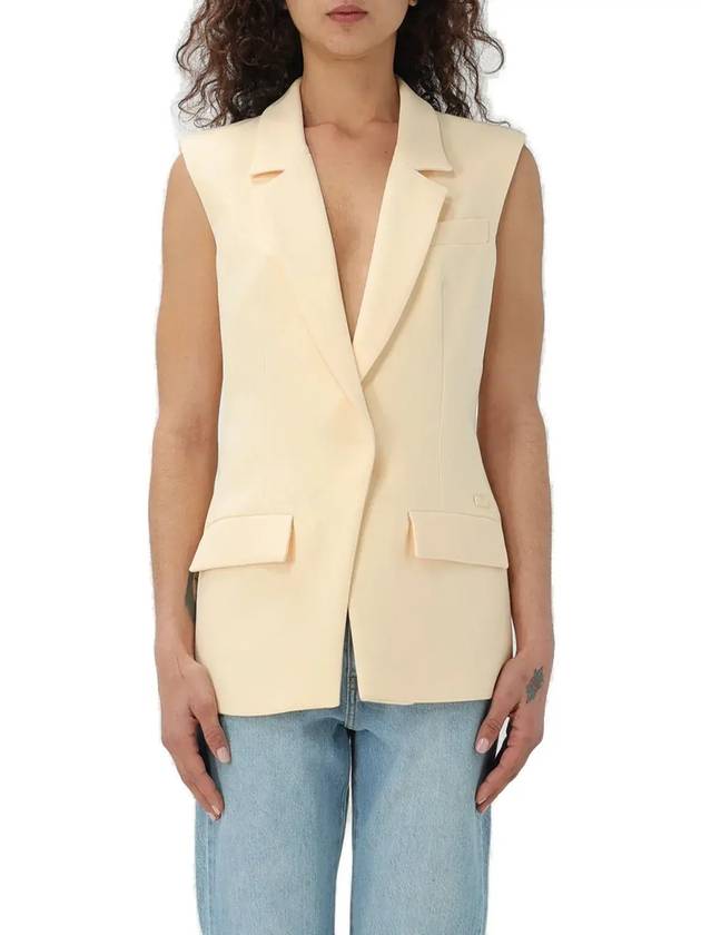 Chiara Ferragni 유니폼 다트 디테일 웨이스트코트 76CBQ700N0103_015