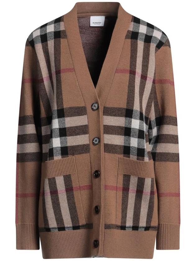 버버리 가디건 시그니처