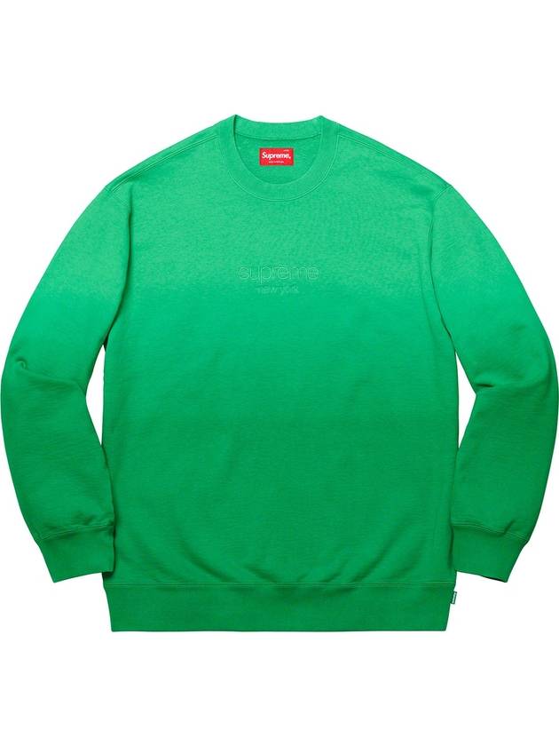 19SS 슈프림 딥드 크루넥 맨투맨 스웻셔츠 그린 SUPREME Dipped Crewneck GREEN