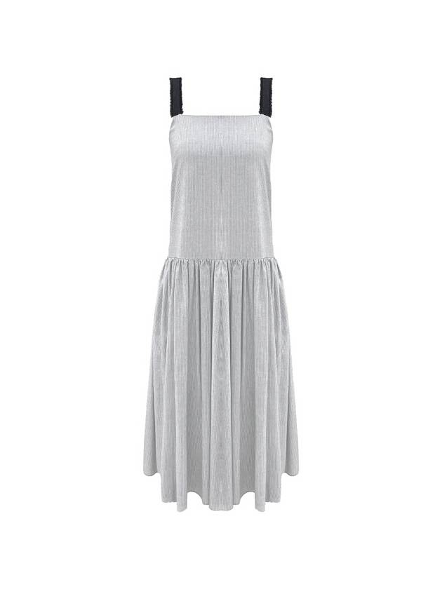 DENIM HERRINGBONE DRESS BLACK 데님 헤링본 원피스 블랙