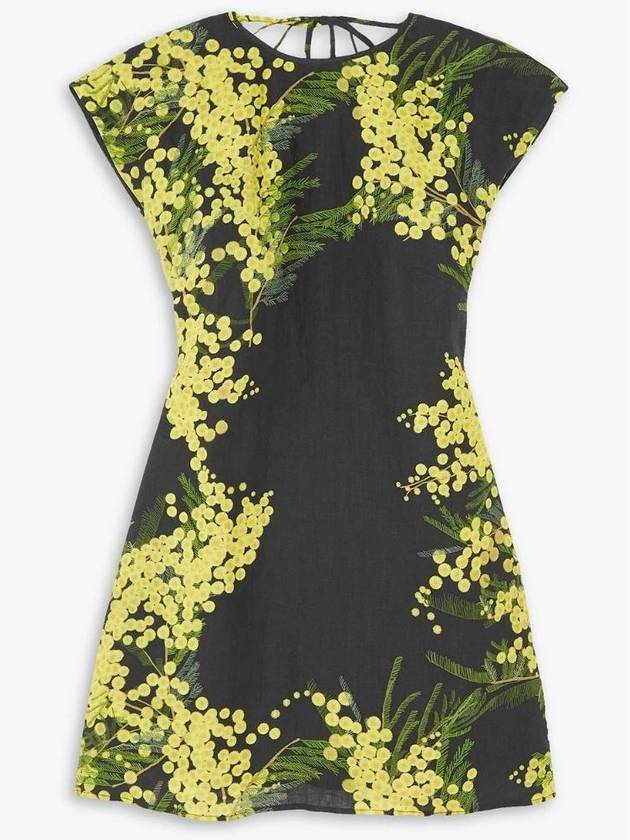 NB07 BERNADETTE 여성 원피스 Anne cutout floral print linen mini dress 1647597346950119