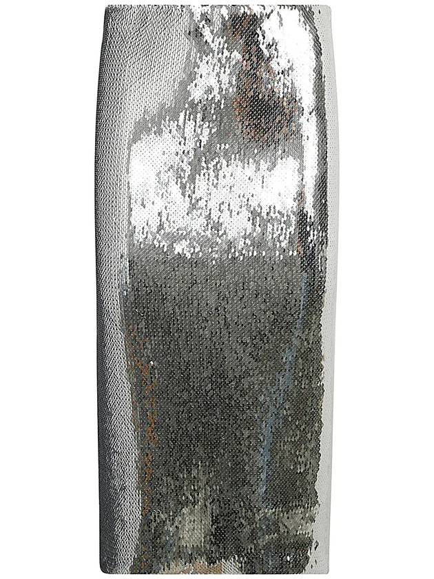 N°21 미드 라이즈 스팽글 스커트 C0214728095_M801SILVER