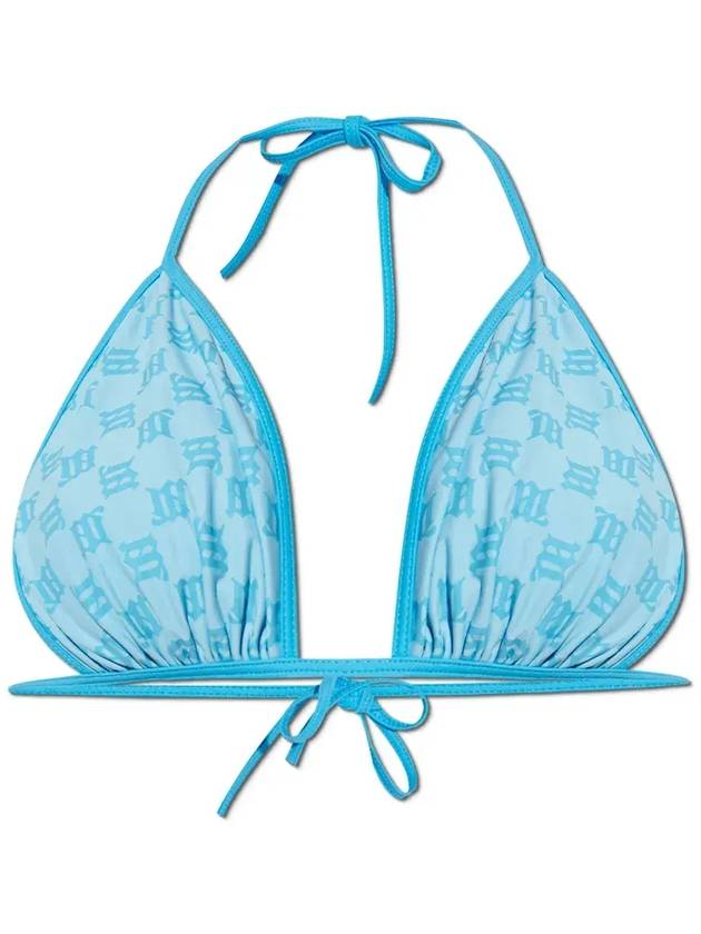 Misbhv 로고 프린트 수영복 상의 GRA250W6090_BLUE