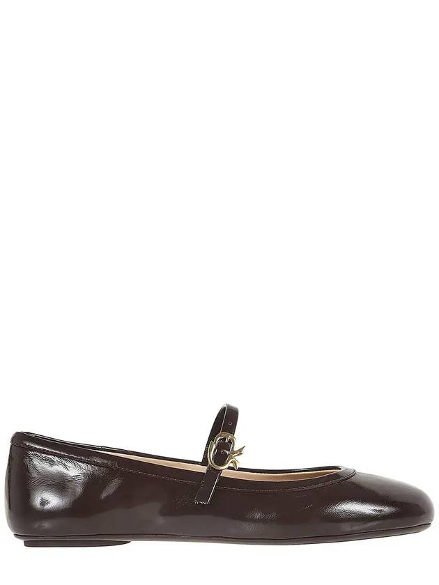 Gianvito Rossi Carla 버클 스트랩 발레리나 슈즈 G22223_05GOMNUIBOUR