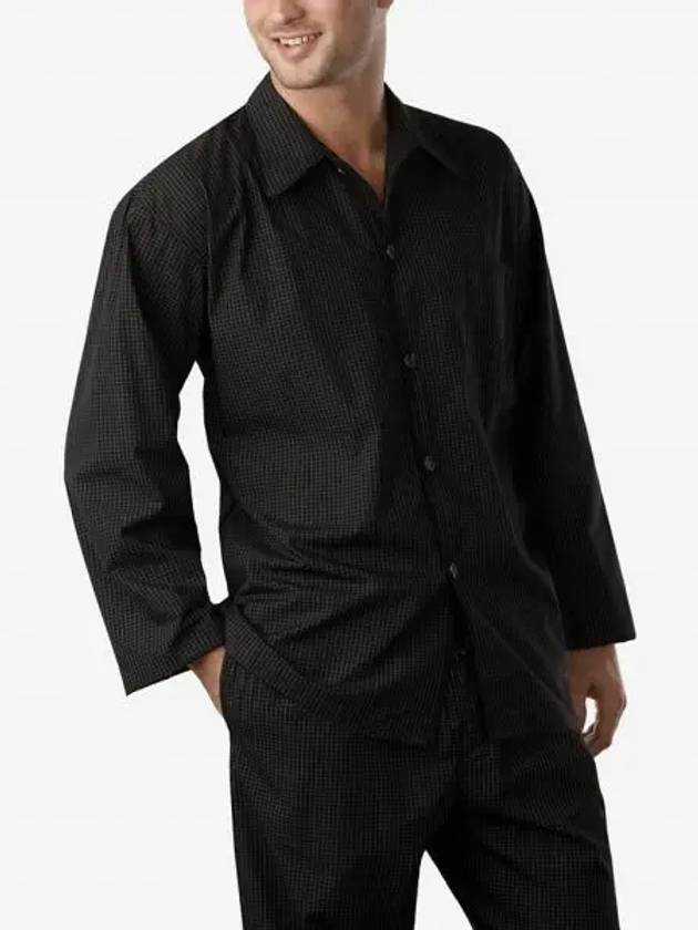 폴로 랄프로렌 맨즈 우븐 파자마 탑 상의 소호 플레이드 9864846