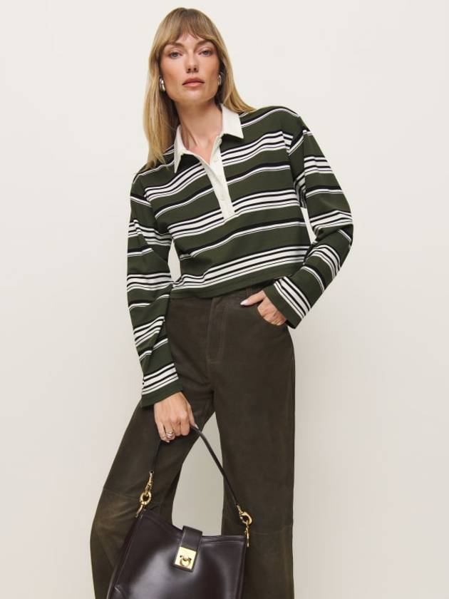 REFORMATION 리포메이션 Anna 럭비 셔츠