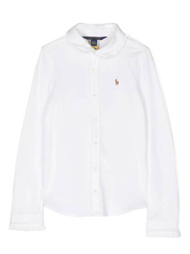 24FW 주니어 폴로 랄프로렌 셔츠 312901132 002WHITE