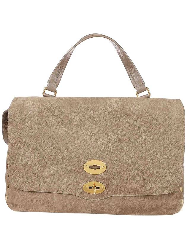 Zanellato Bag in gray suede leather