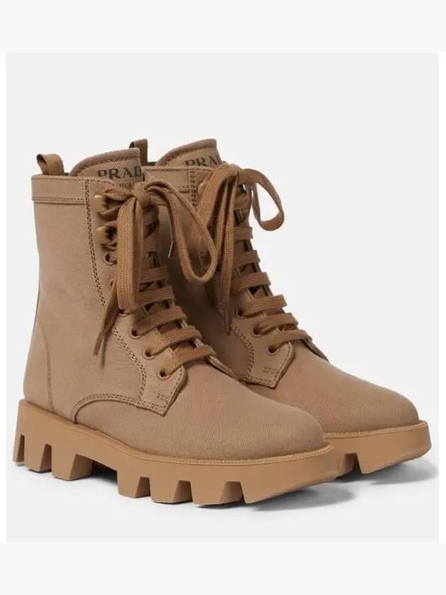 프라다 캔버스 컴배트 부츠