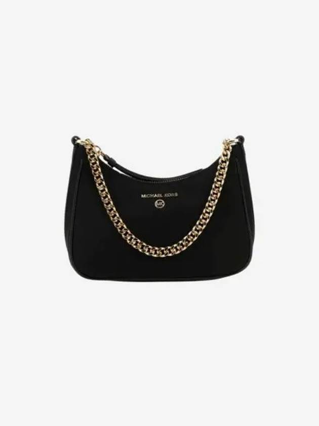 마이클 코어스 제트 세트 참 스몰 나일론 개버딘 숄더백 블랙 Michael Kors Jet Set Charm Small Nylon Gabardine Shoulder Bag Black