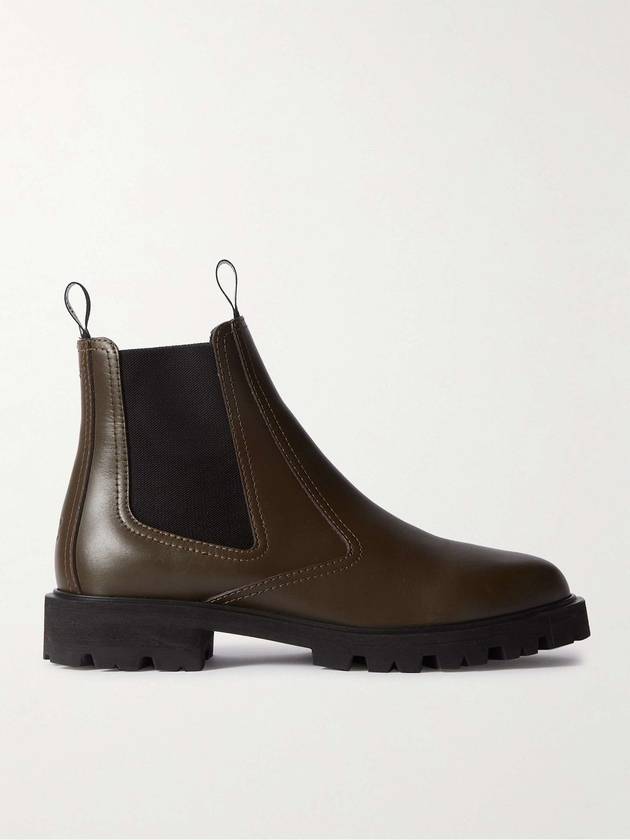 Margaret Waxed Leather Chelsea Boots