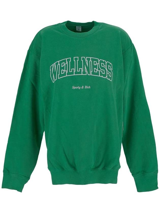 Sporty & Rich green sweatshirt with long sleeves