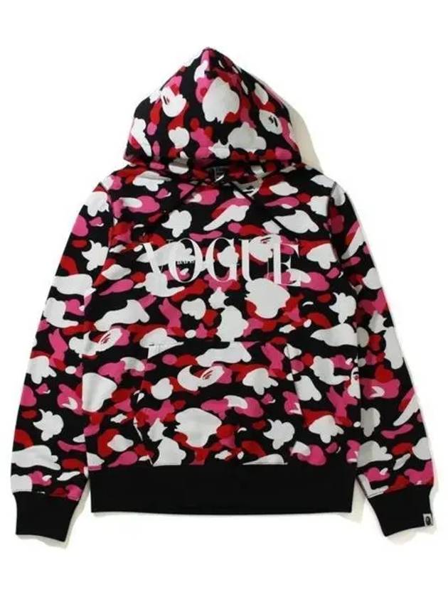 베이프 X VOGUE 풀오버 후드 우먼 블랙 71324387_117281116
