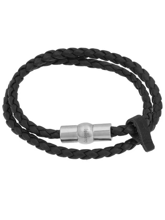 멀버리 QB2384 736 Q100 아이리스 더블 랩 가죽 팔찌