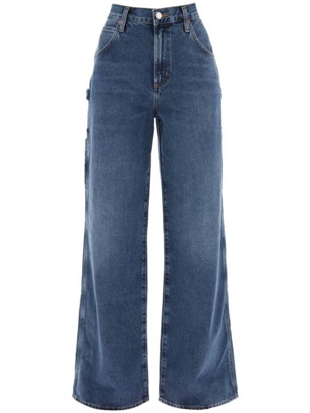 아골드 카펜터 데님 와이드 진 블루