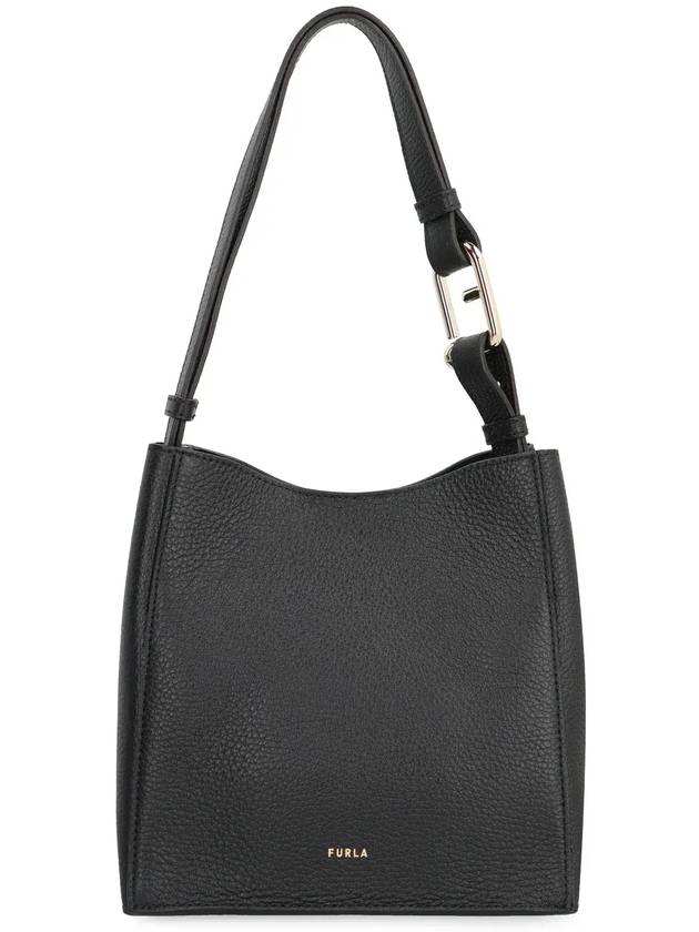 Furla Nuvola 로고 프린트 미니 버킷 백 WB01373HSF000_NERO
