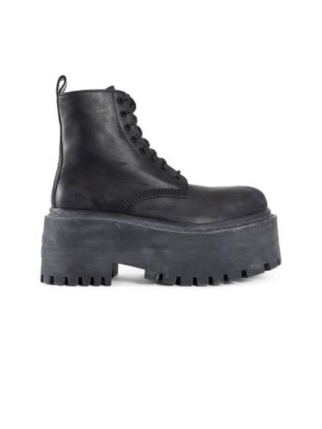 발렌시아가 스트라이크 플랫폼 워커 부츠 블랙