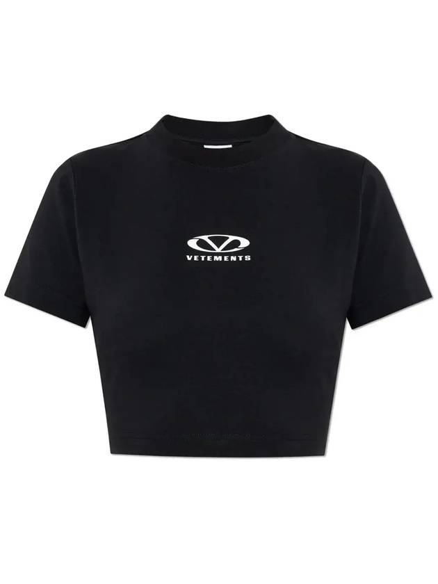 베트멍 로고 프린트 크롭 티셔츠 WA66TR700BW_1200