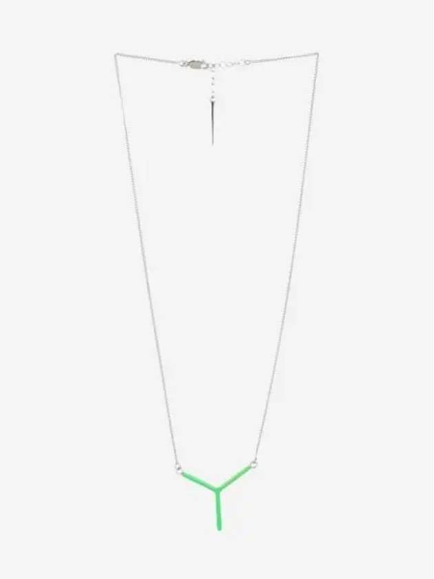 와이프로젝트 미니 Y 네클리스 라임 23SS Y Project Mini Y Necklace Lime 23SS