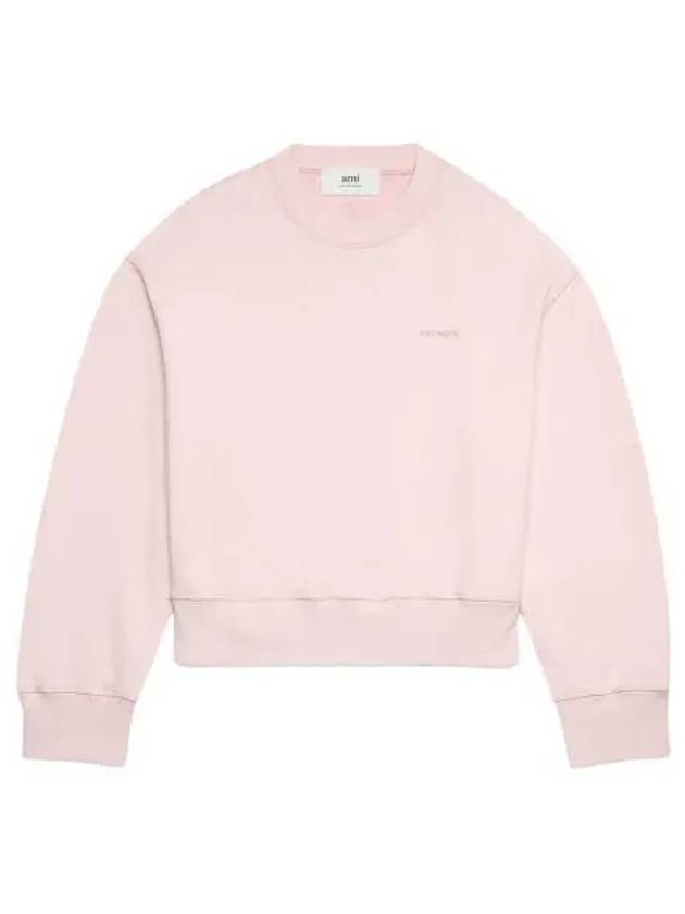 아미 페이드 아웃 스웨트셔츠 누드 핑크 AMI Fade Out Sweatshirt Nude Pink