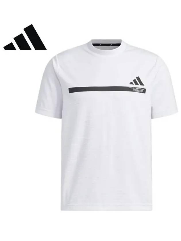 아디다스골프 HS8996 남성 모크넥 반팔 티셔츠