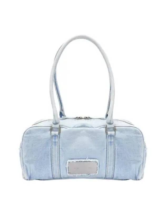 마뗑킴 빈티지 데님 스포티 토트백 스카이 Matin Kim Vintage Denim Sporty Tote Bag Sky