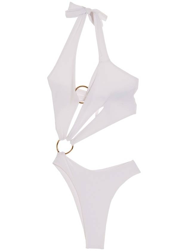 Louisa Ballou Asymmetrical styled wax one-piece
