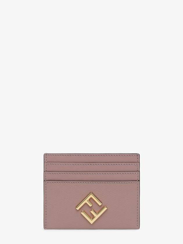 펜디 FF 다이아몬드 카드 지갑 핑크