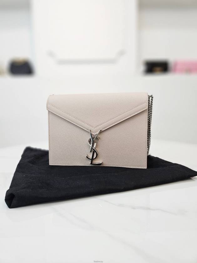 생로랑 카산드라 모노그램 연핑크 체인백 532750