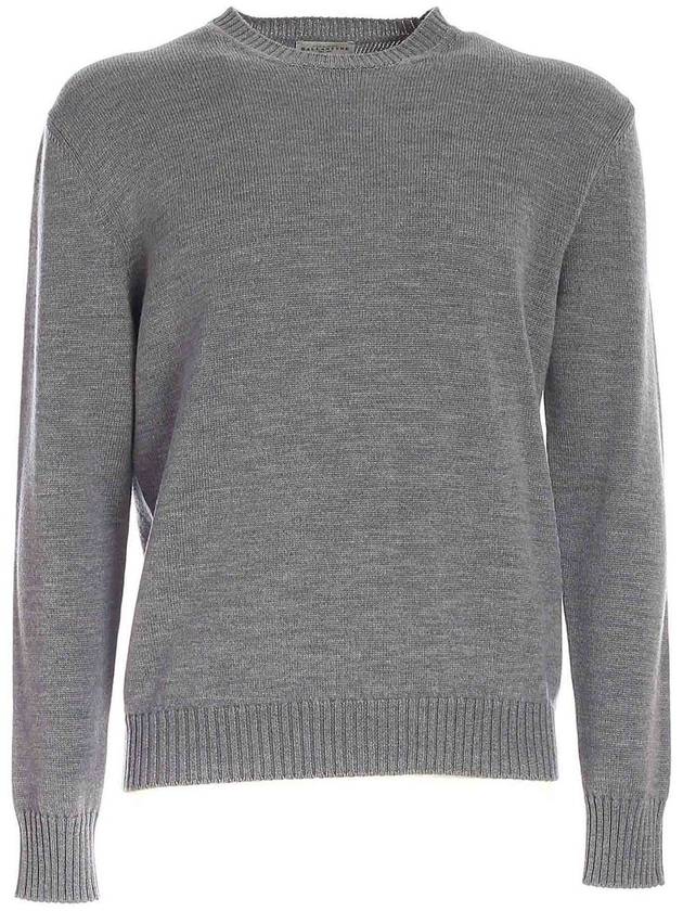 Ballantyne Crewneck sweater in Zinc color