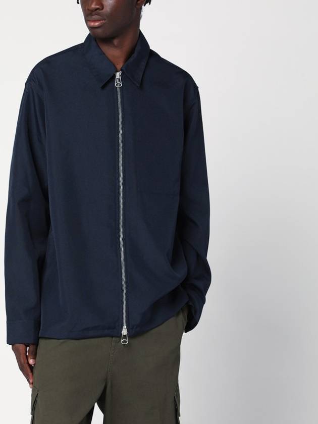 OAMC Peacemaker overshirt in midnight blue