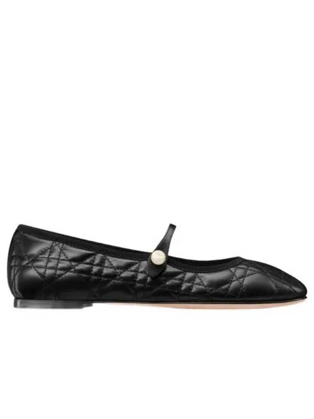 W 디올 발레 플랫 블랙 퀼티드 W Dior Ballet Flat Black Quilted