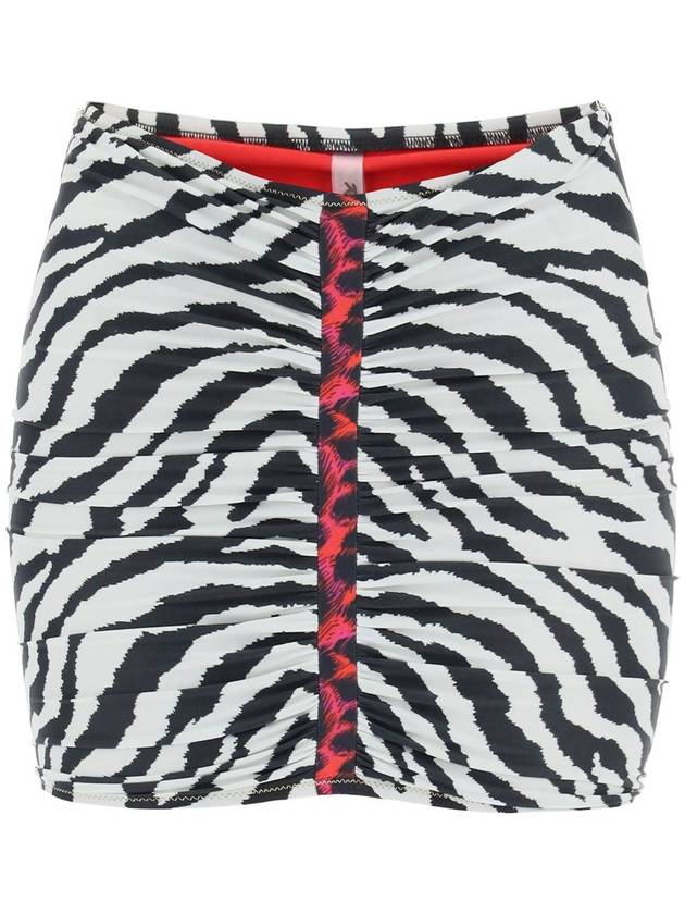 Geraldina Animalier Mini Skirt