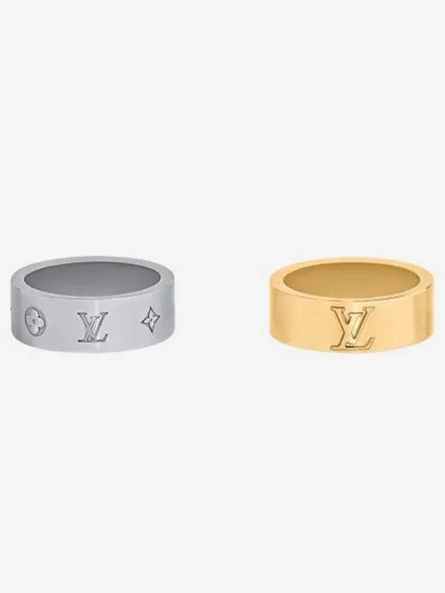 루이비통 인스팅트 링 골드 & 실버 2개 세트 Louis Vuitton Instinct Rings Gold & Silver Set of 2