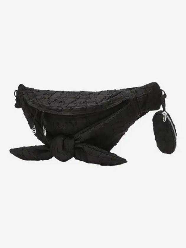 Athe Vanessabruno Acc 아떼 바네사브루노 르봉 슬링백 미듐 블랙레이스 Athe Vanessabruno Ruban Sling Bag Medium Black Lace