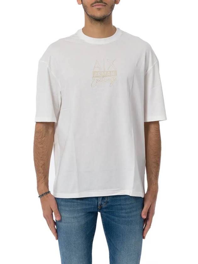 아르마니 익스체인지 로고 프린트 크루넥 티셔츠 3DZTHNZJ8EZ_1116