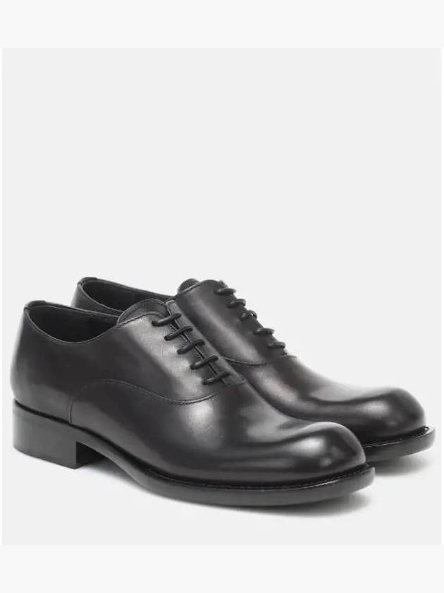 프라다 레더 옥스포드 슈즈