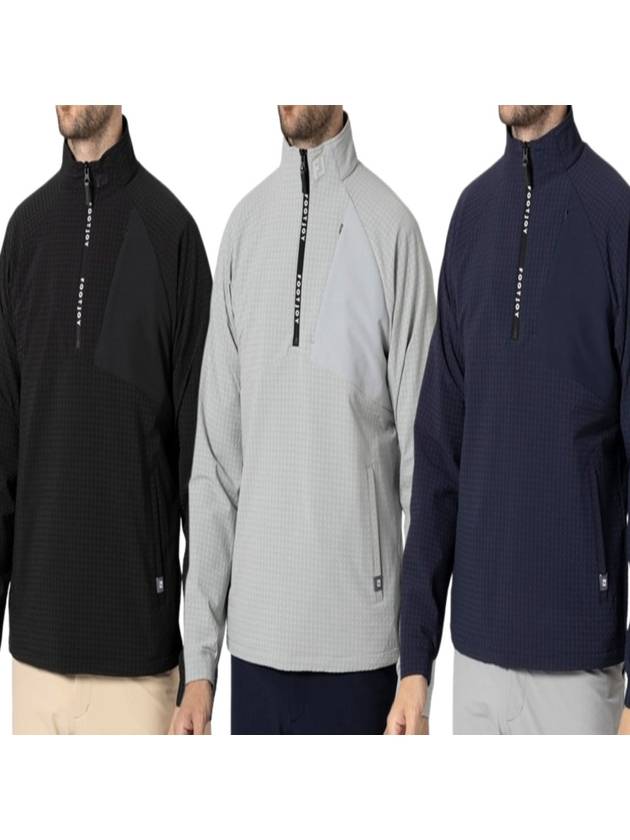 풋조이 바람막이 남성 TWINSOF 스트레치 방풍 풀오버 재킷 24 FW