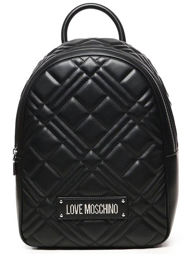 Love Moschino 로고 레터링 지퍼 백팩