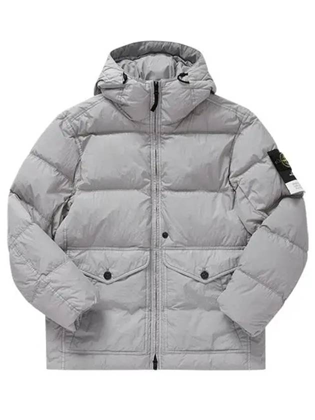 스톤아일랜드 811540723 V0060 크링클랩스 윈드 레지스턴트 와펜 로고 패치 다운 남성 패딩