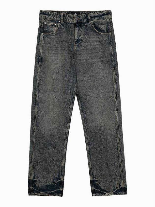 Washed-Effect Denim Jeans